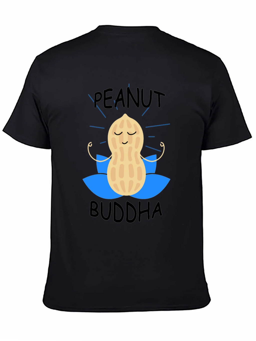 Peanut Buddha T-Shirt - Meditating Nut Tee product image 5