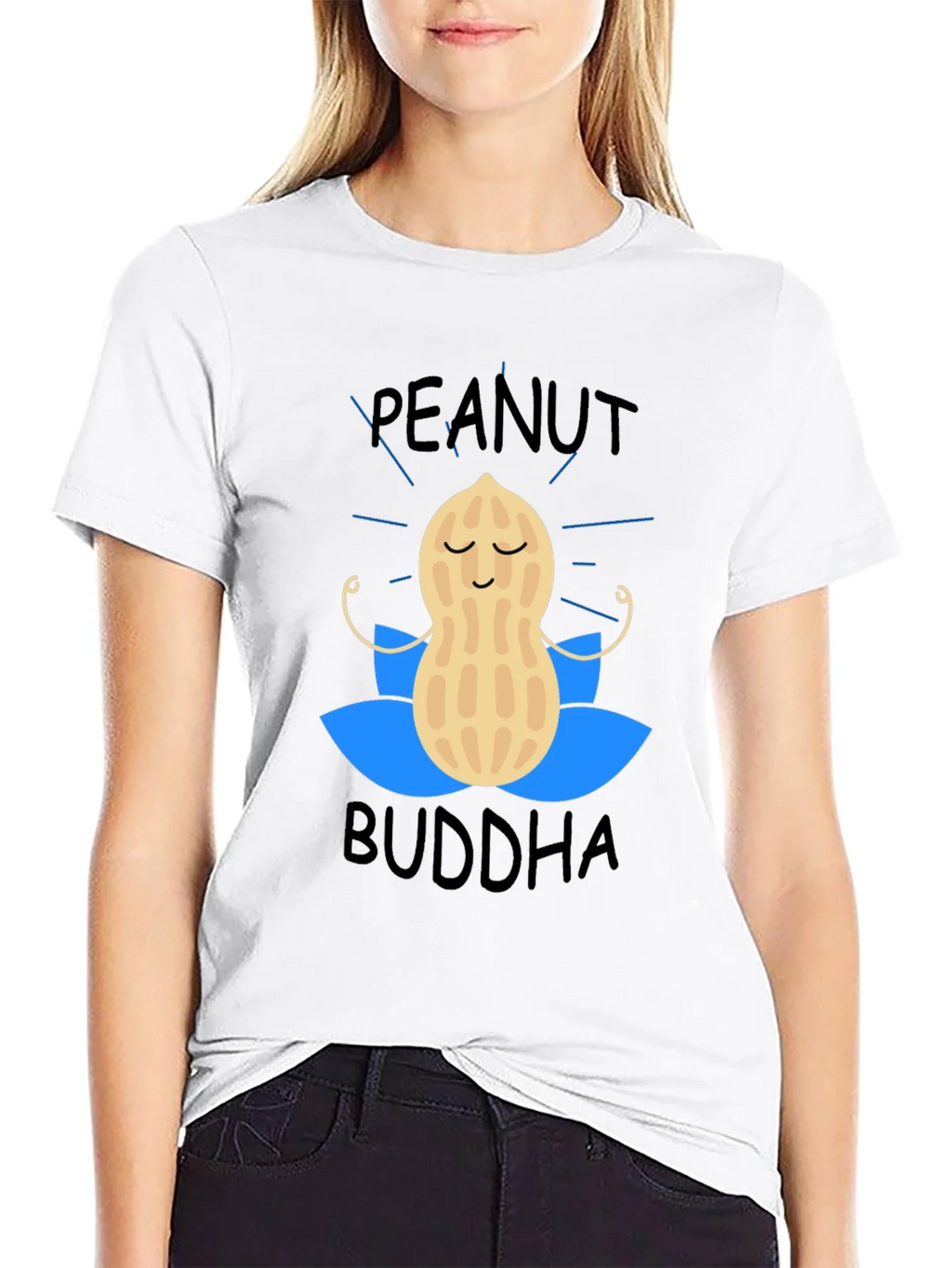 Peanut Buddha T-Shirt - Meditating Nut Tee product image 9