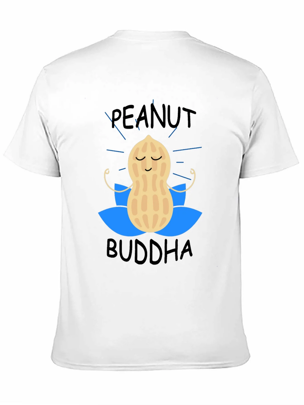 Peanut Buddha T-Shirt - Meditating Nut Tee product image 2