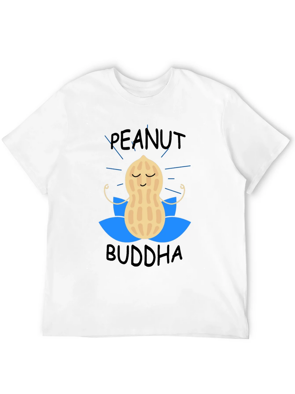 Peanut Buddha T-Shirt - Meditating Nut Tee product image 3