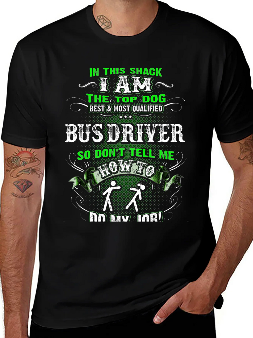 Top Dog Bus Driver T-Shirt product image 1