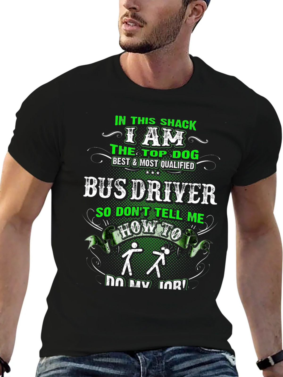 Top Dog Bus Driver T-Shirt product image 9