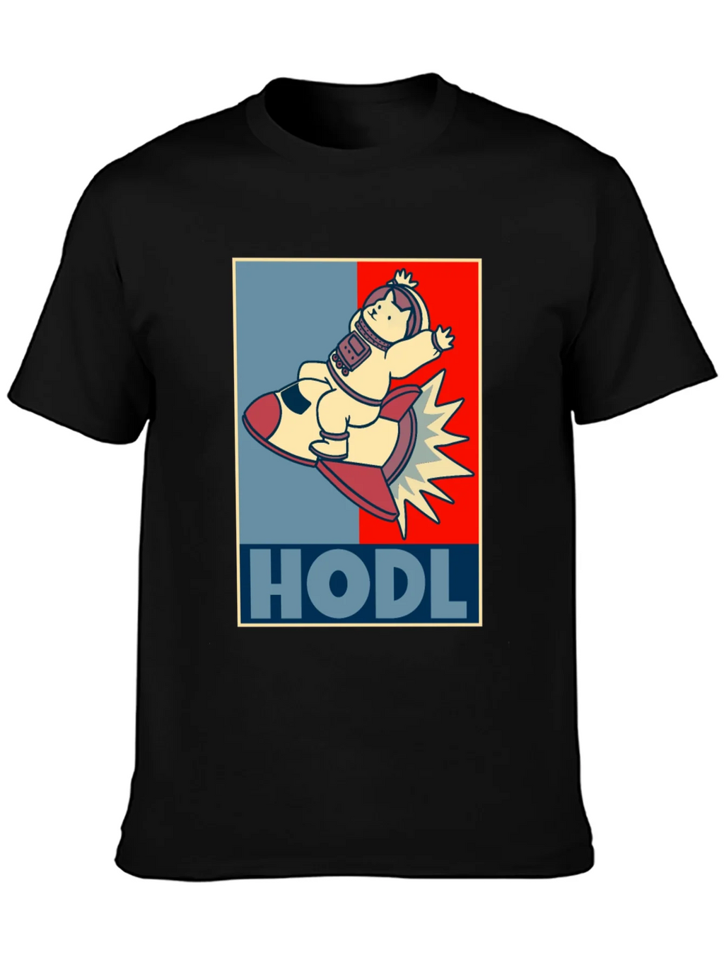 HODL Astronaut Cat T-Shirt - Crypto Moonshot! product image 6
