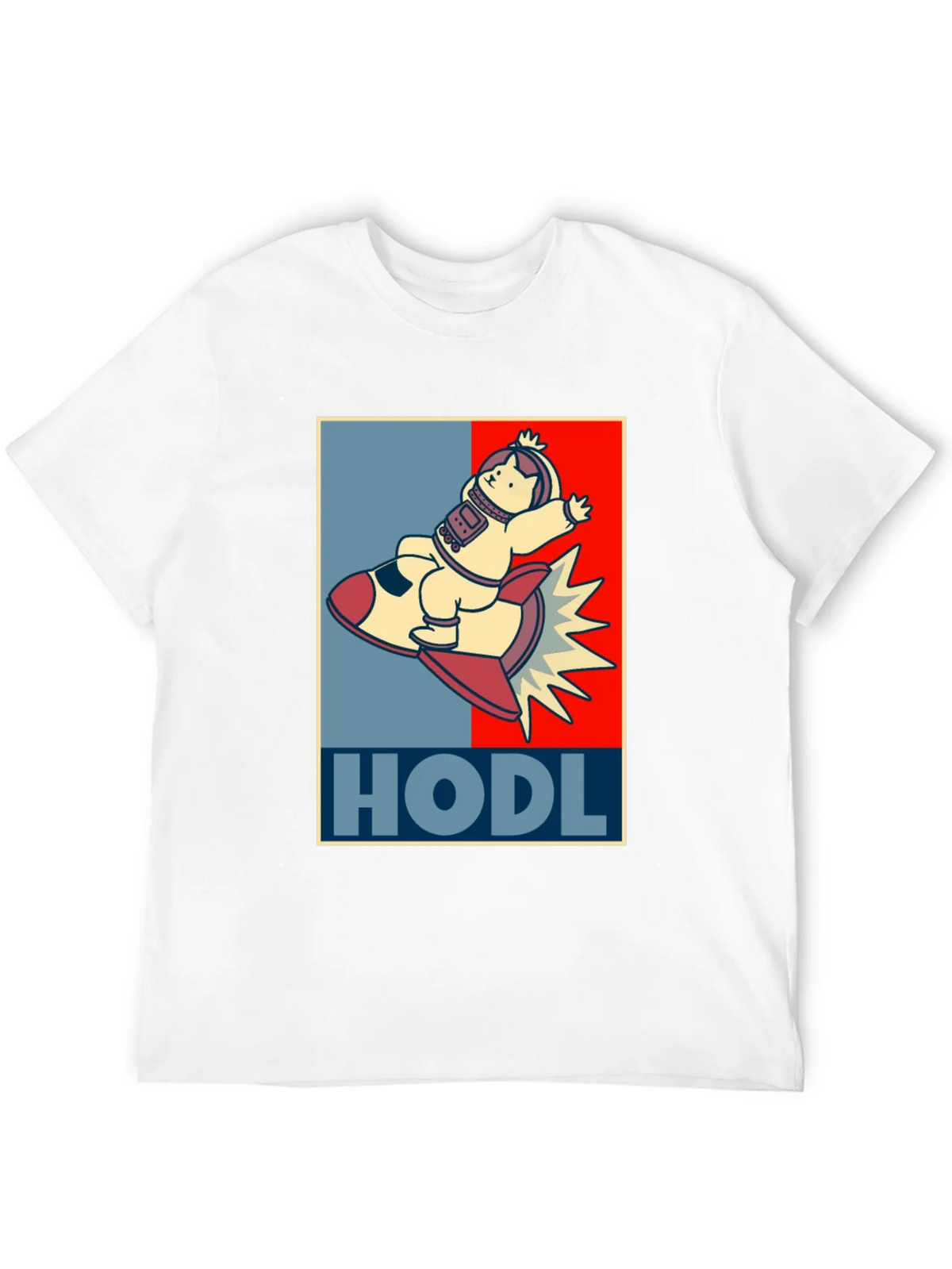 HODL Astronaut Cat T-Shirt - Crypto Moonshot! product image 3