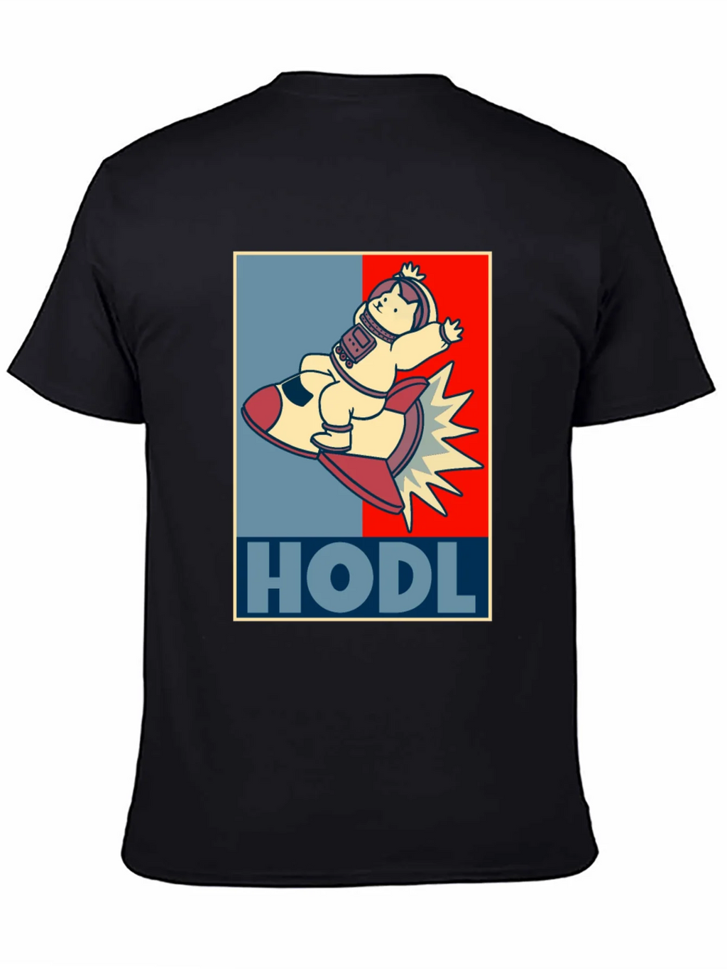 HODL Astronaut Cat T-Shirt - Crypto Moonshot! product image 7