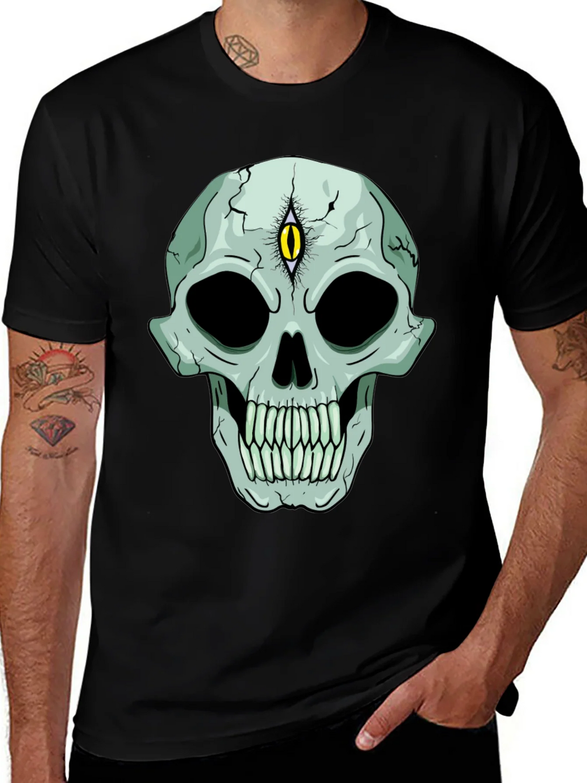 Mystic Skull Graphic Tee - Third Eye Vision product image 1
