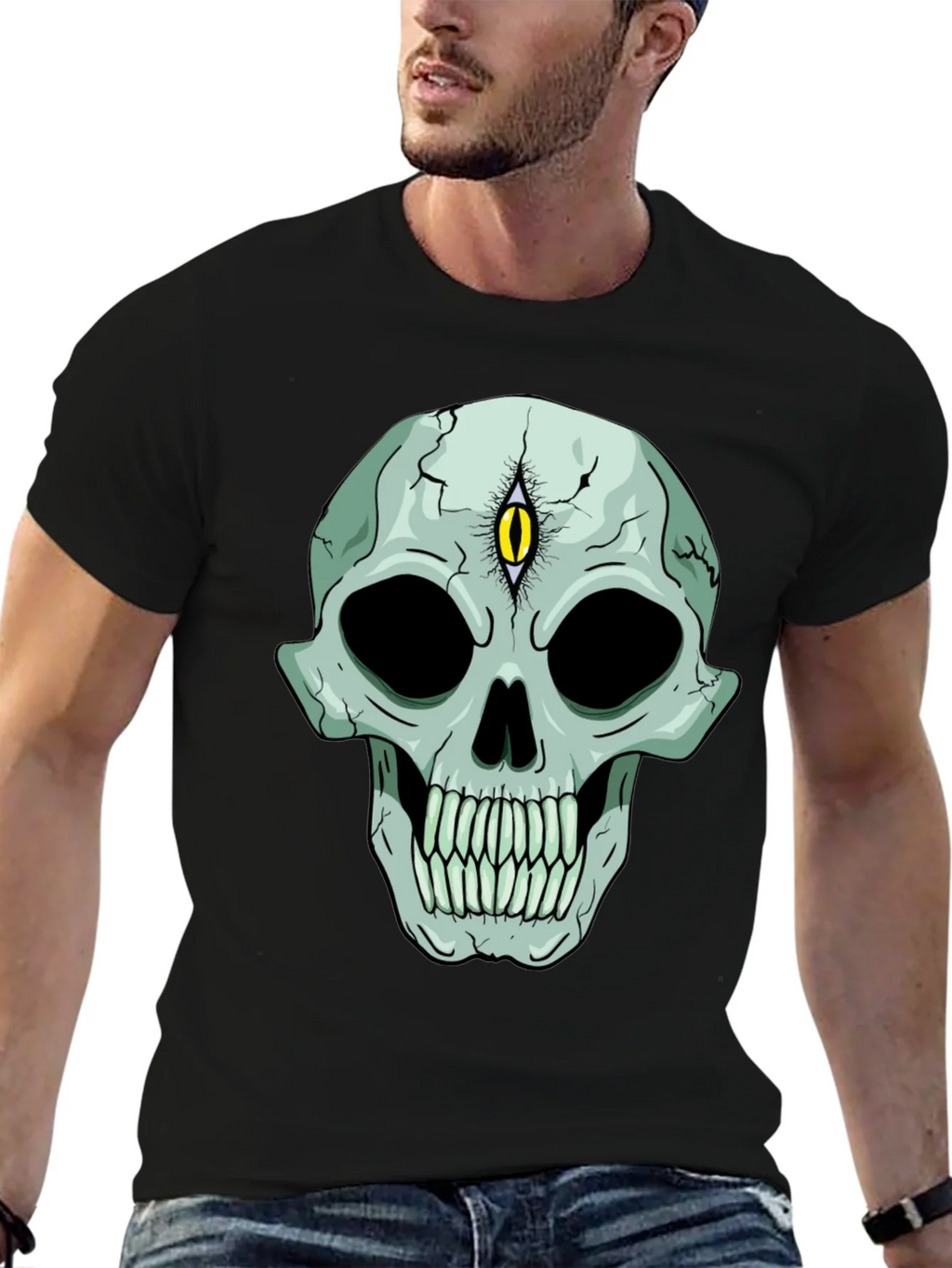 Mystic Skull Graphic Tee - Third Eye Vision product image 4