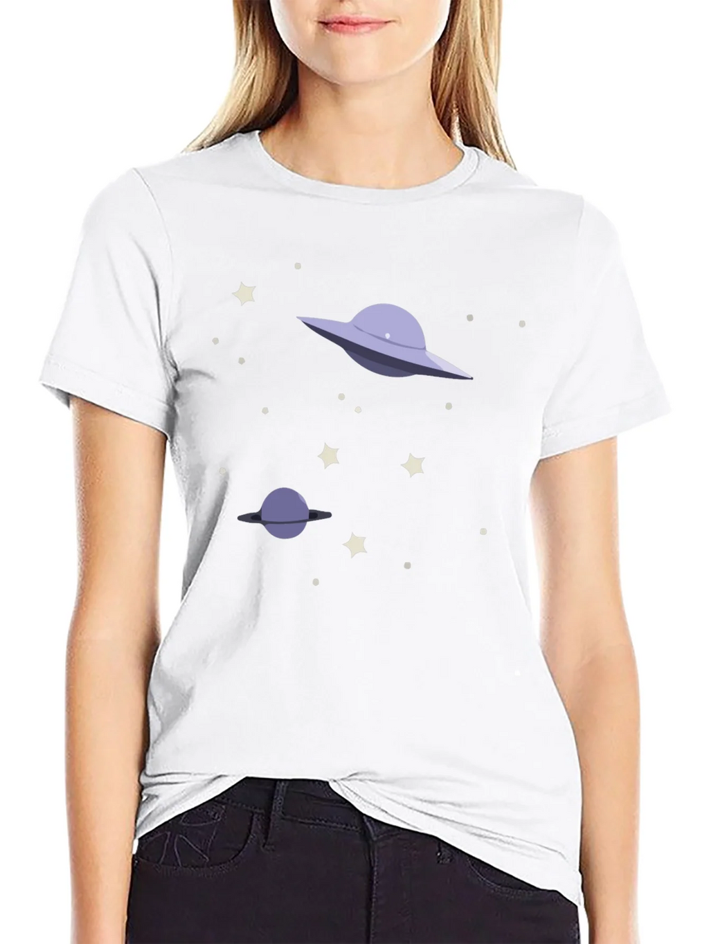 Space Galaxy UFO Graphic T-Shirt product image 11