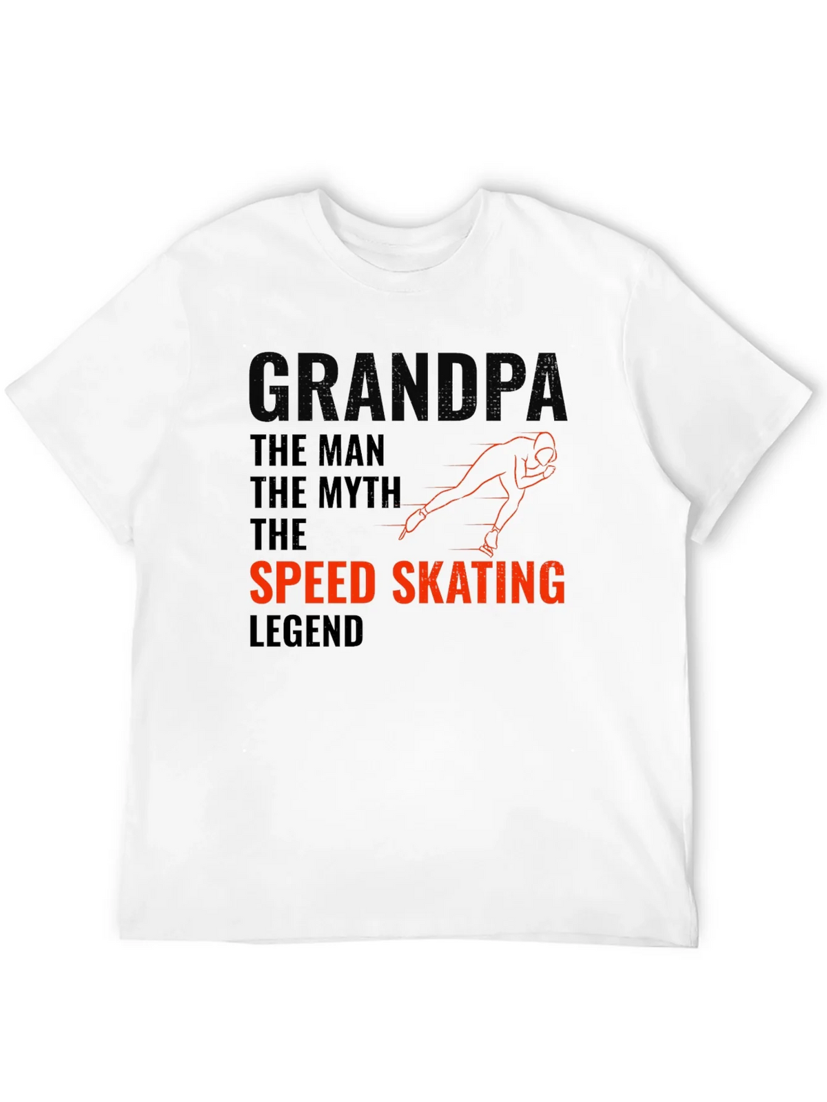Grandpa Speed Skating Legend T-Shirt product image 3