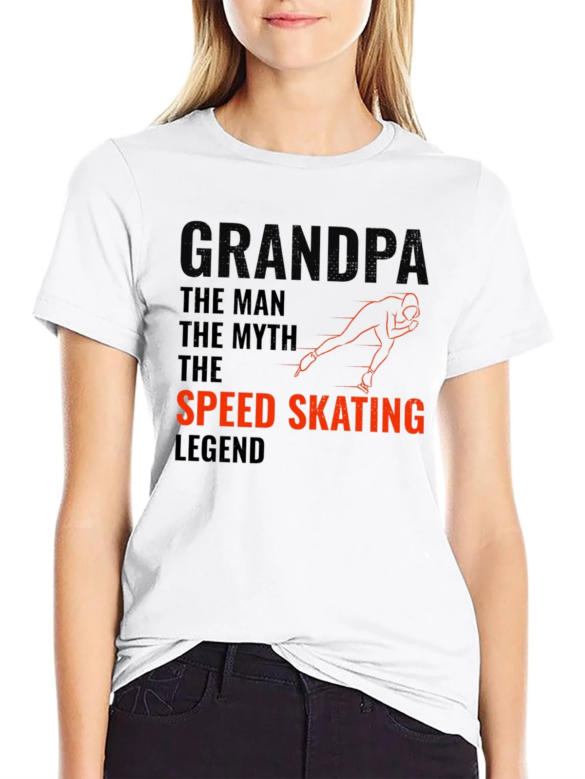 Grandpa Speed Skating Legend T-Shirt product image 11