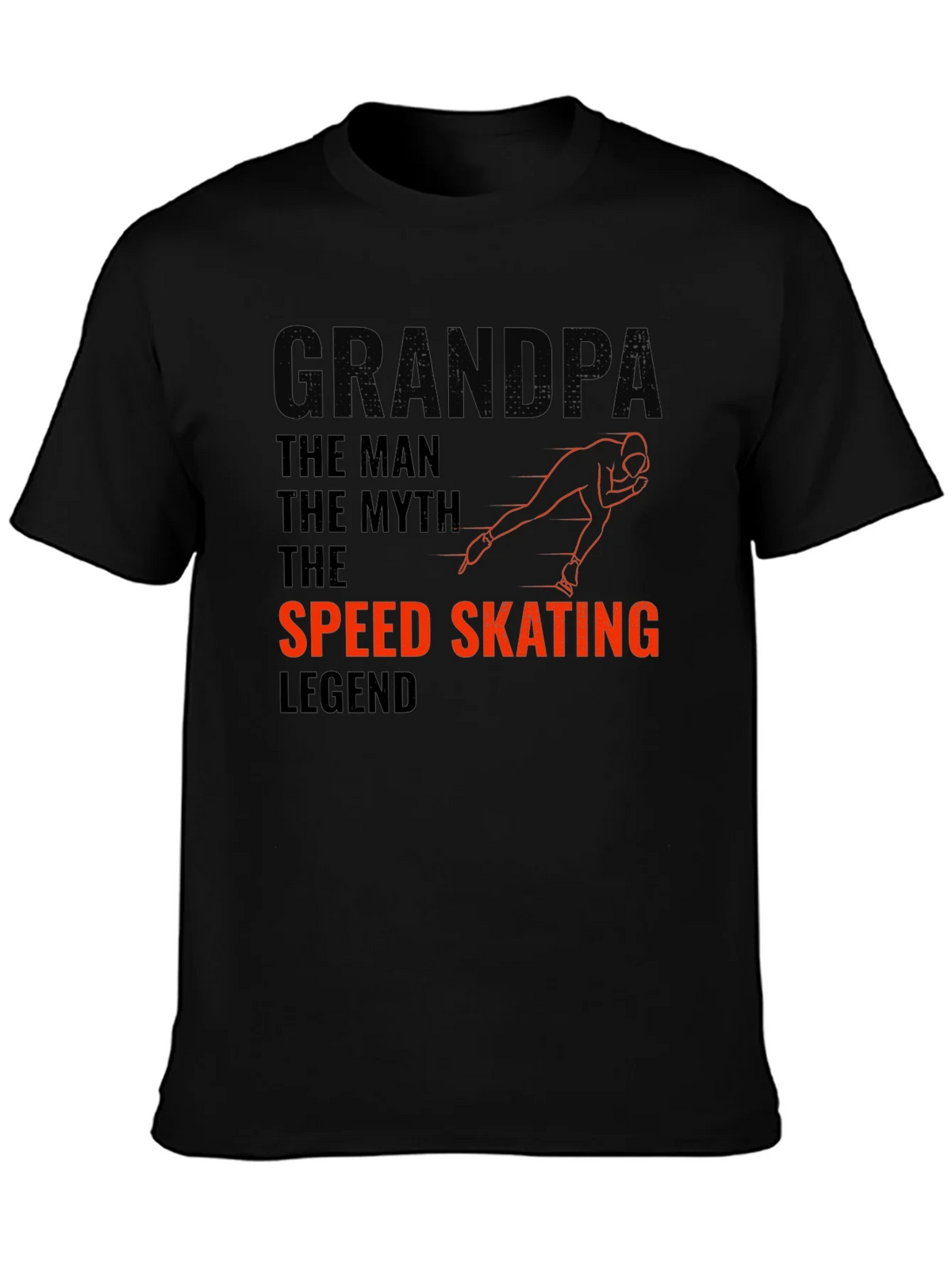 Grandpa Speed Skating Legend T-Shirt product image 6