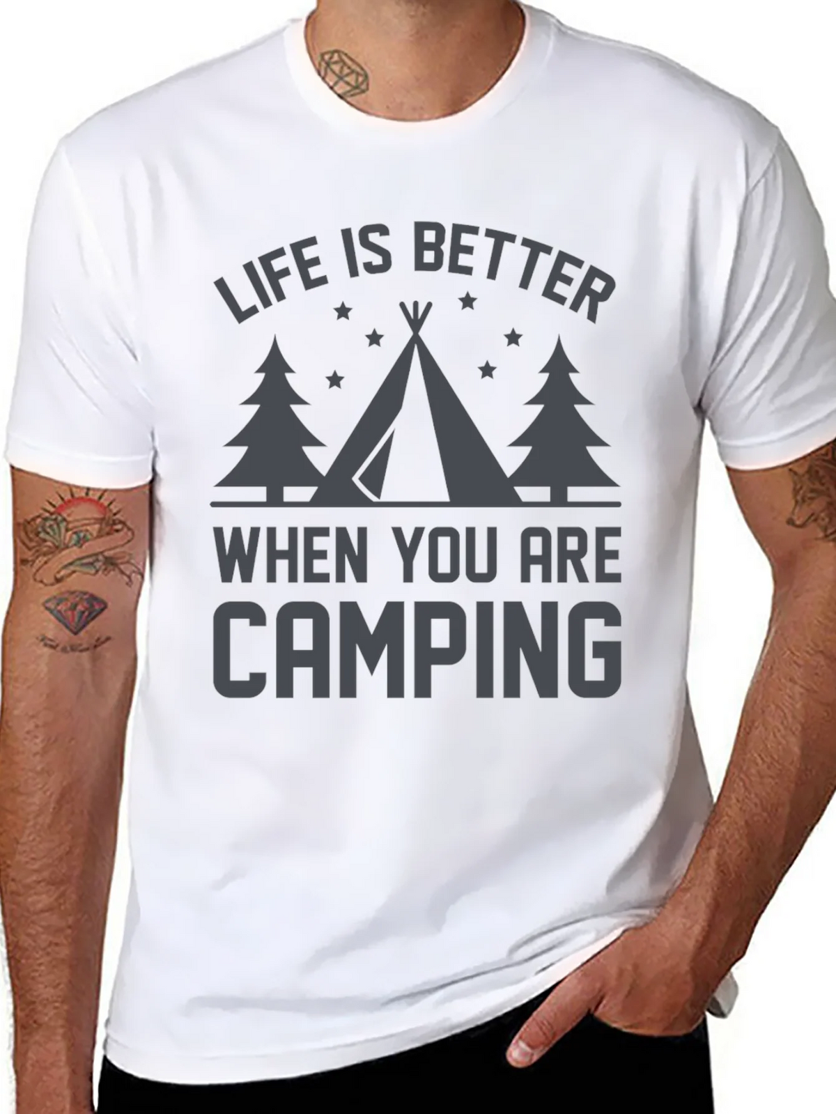 Life is Better Camping Tee product image 10