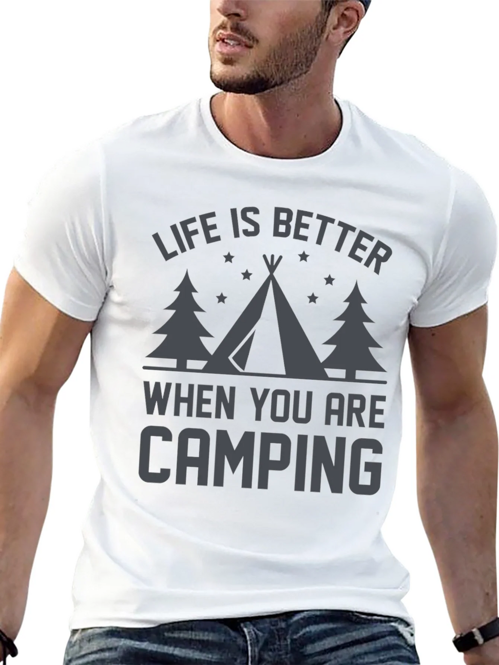 Life is Better Camping Tee product image 4