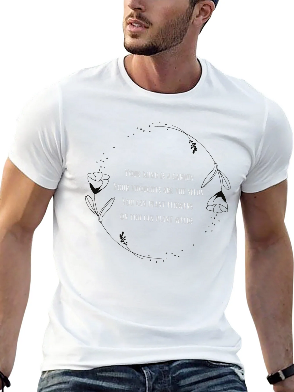 Mind Garden Tee - Plant Flowers Not Weeds product image 4