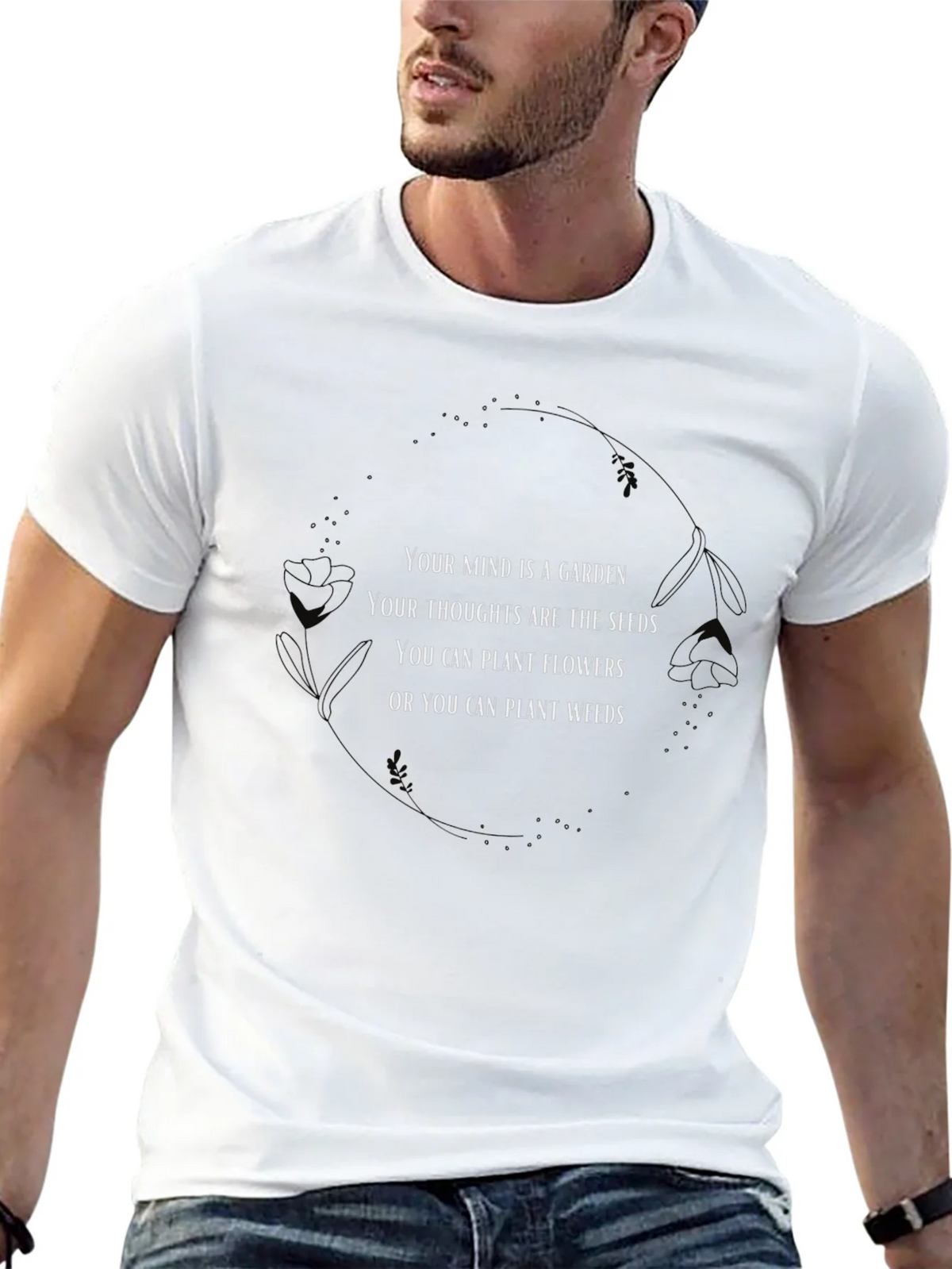 Mind Garden Tee - Plant Flowers Not Weeds product image 4