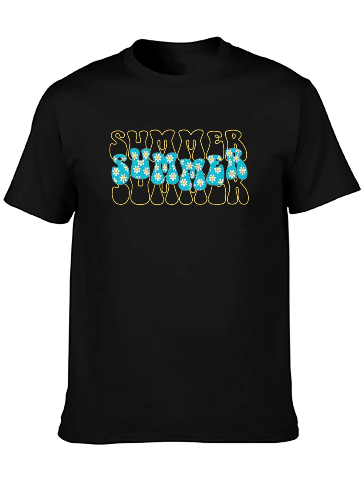 Retro Summer Floral Graphic T-Shirt product image 6