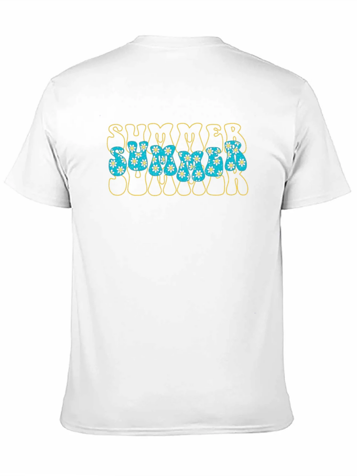Retro Summer Floral Graphic T-Shirt product image 2
