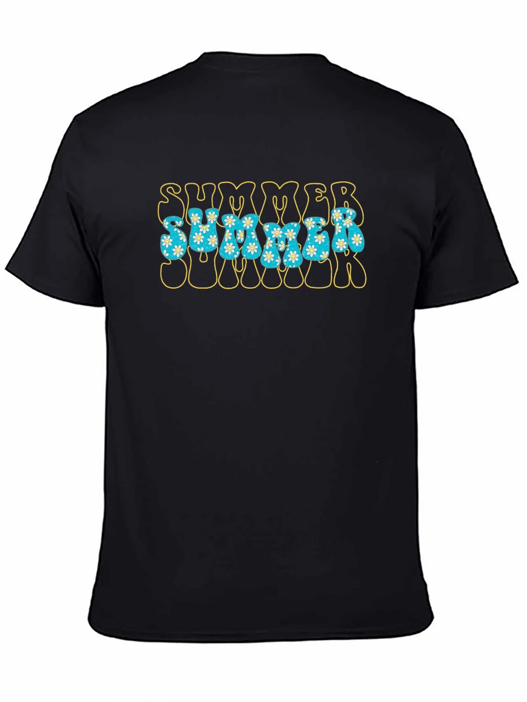 Retro Summer Floral Graphic T-Shirt product image 7
