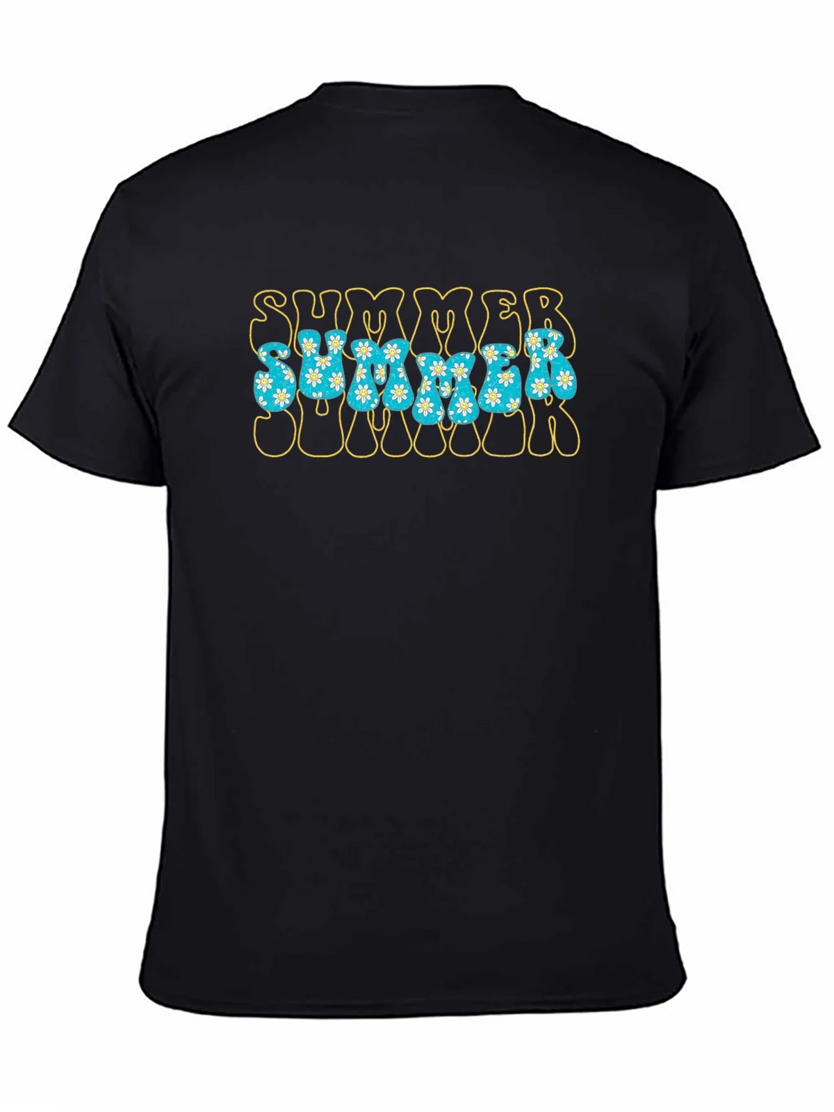 Retro Summer Floral Graphic T-Shirt product image 7