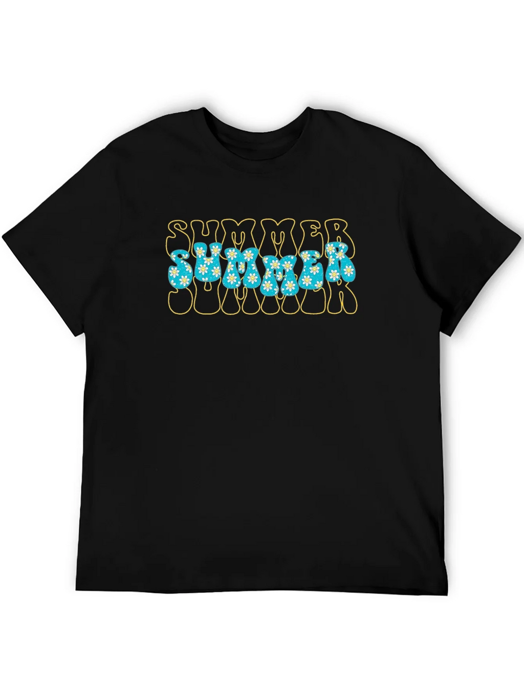 Retro Summer Floral Graphic T-Shirt product image 8