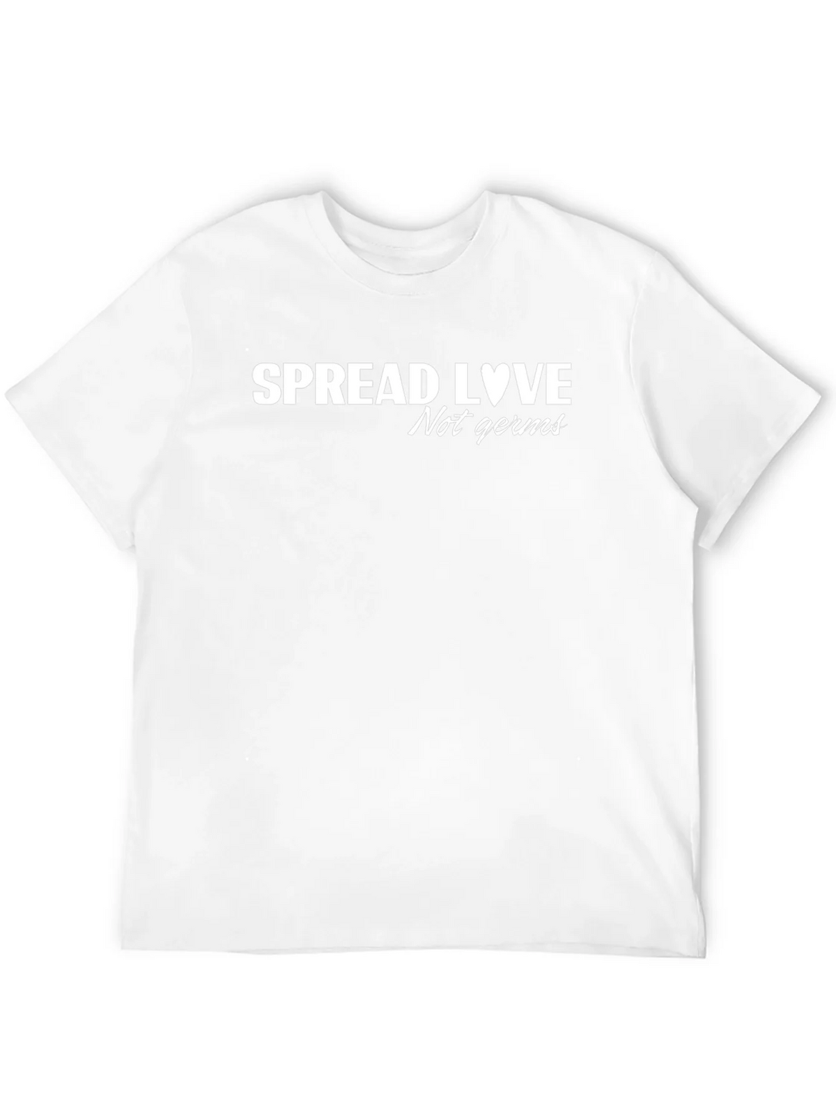 Spread Love Not Germs T-Shirt - Stay Safe & Positive product image 3