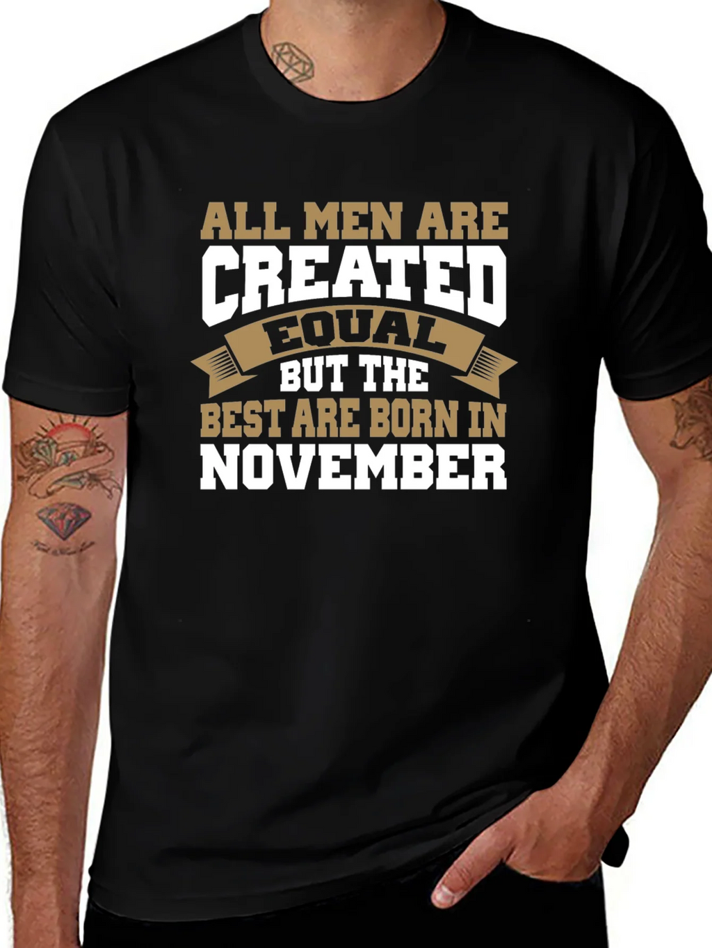 Born in November Graphic T-Shirt product image 1