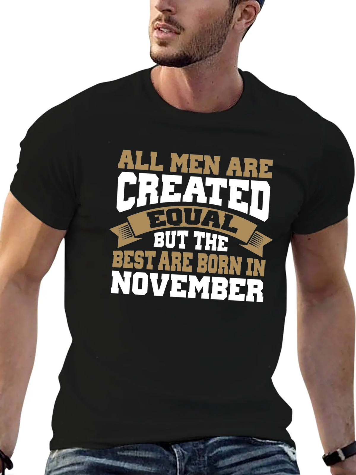 Born in November Graphic T-Shirt product image 9