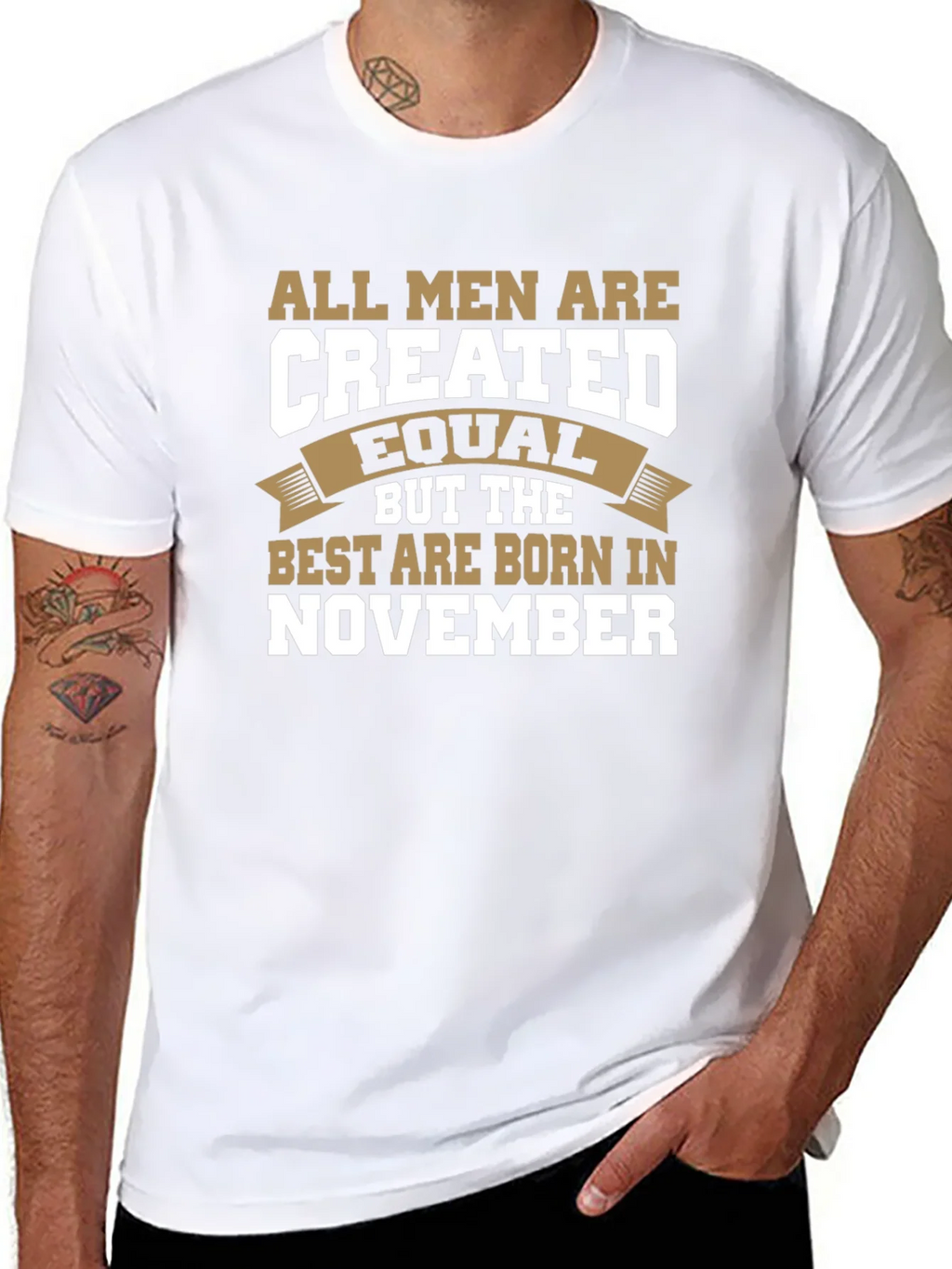 Born in November Graphic T-Shirt product image 10