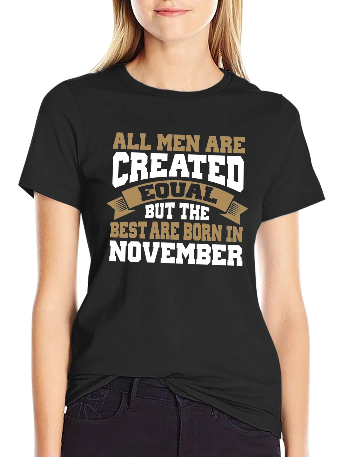 Born in November Graphic T-Shirt product image 5