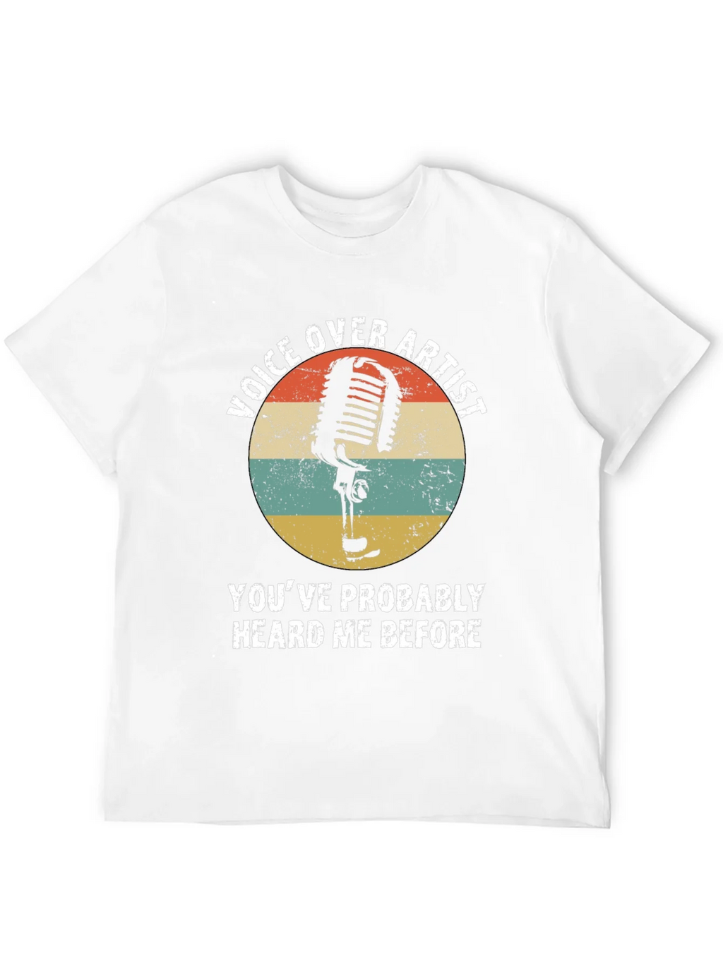 Voice Over Artist Retro T-Shirt product image 3
