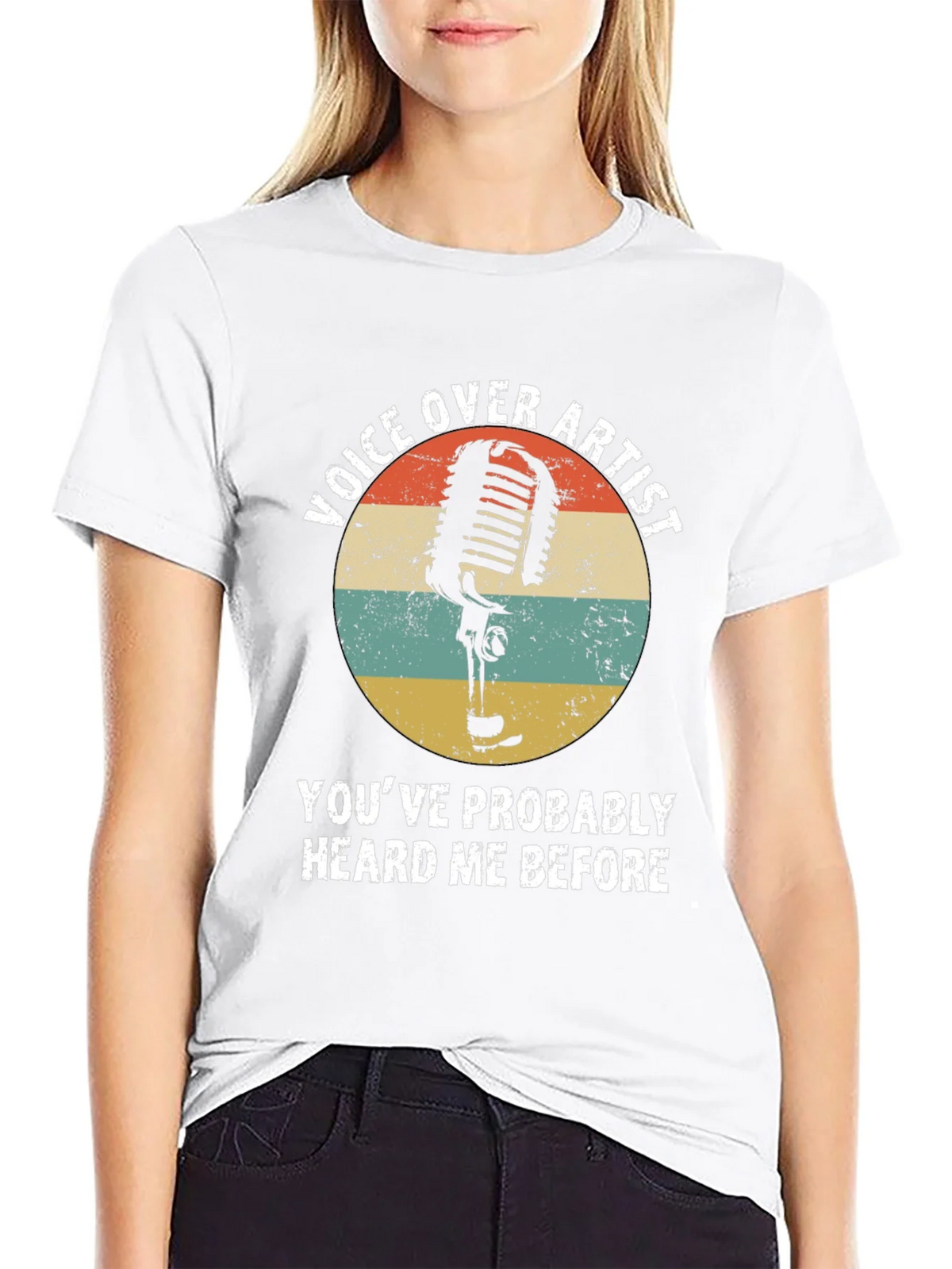 Voice Over Artist Retro T-Shirt product image 11