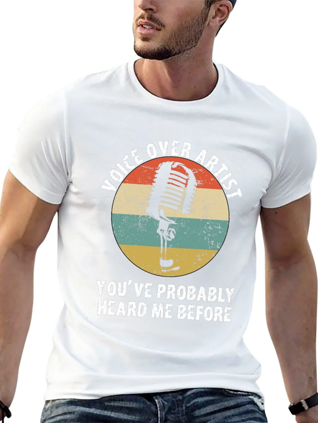 Voice Over Artist Retro T-Shirt product image 4