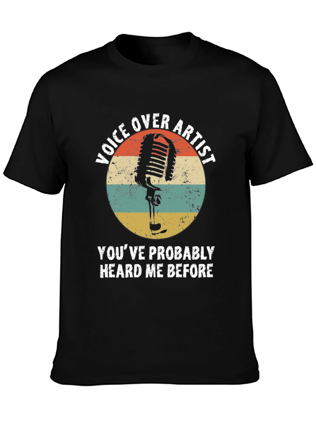 Voice Over Artist Retro T-Shirt product image 6