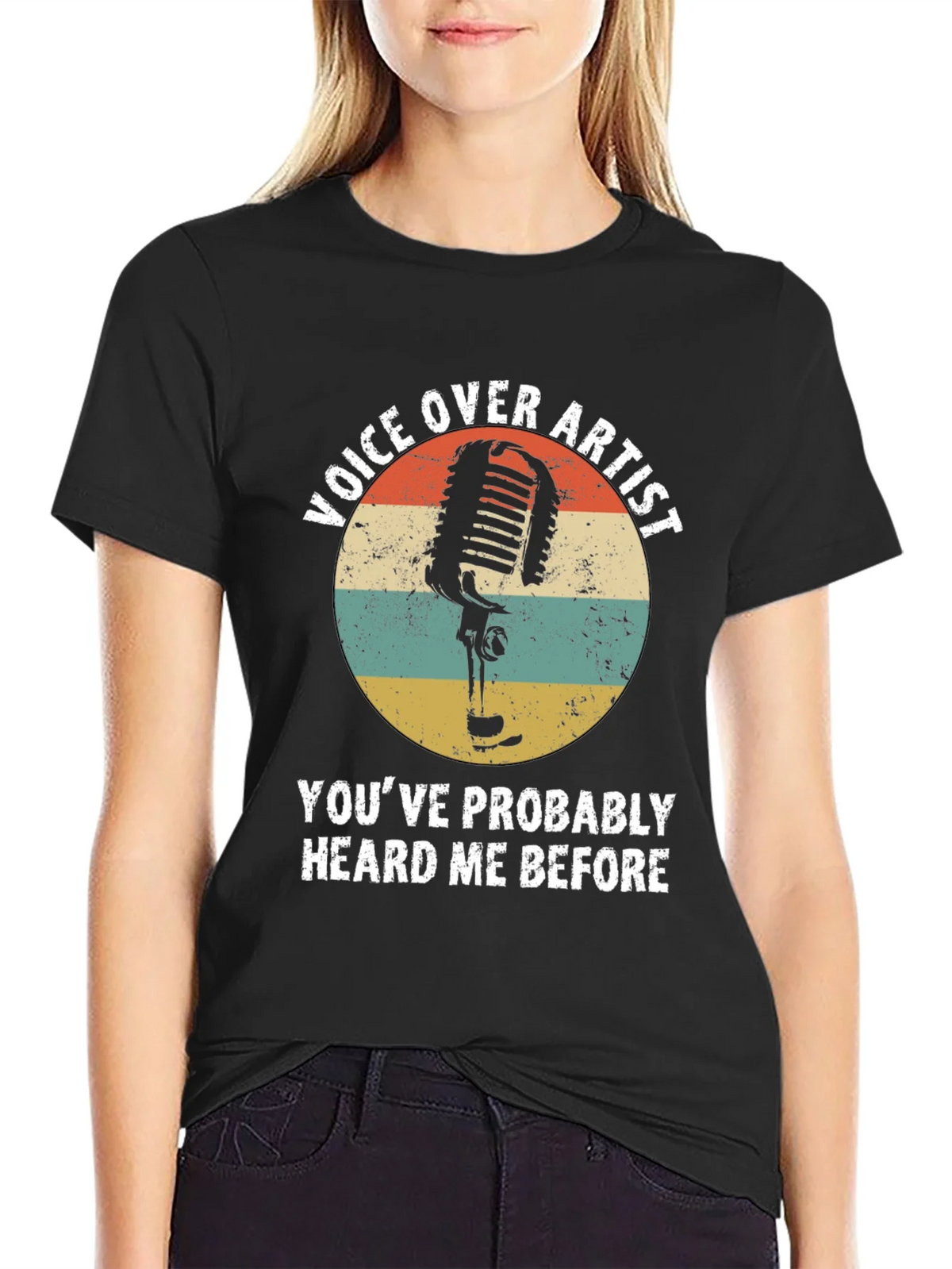 Voice Over Artist Retro T-Shirt product image 5