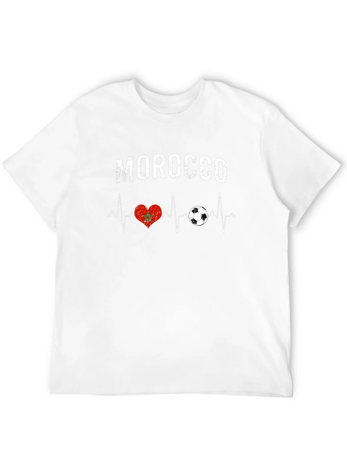Morocco Heartbeat Soccer T-Shirt product image 3