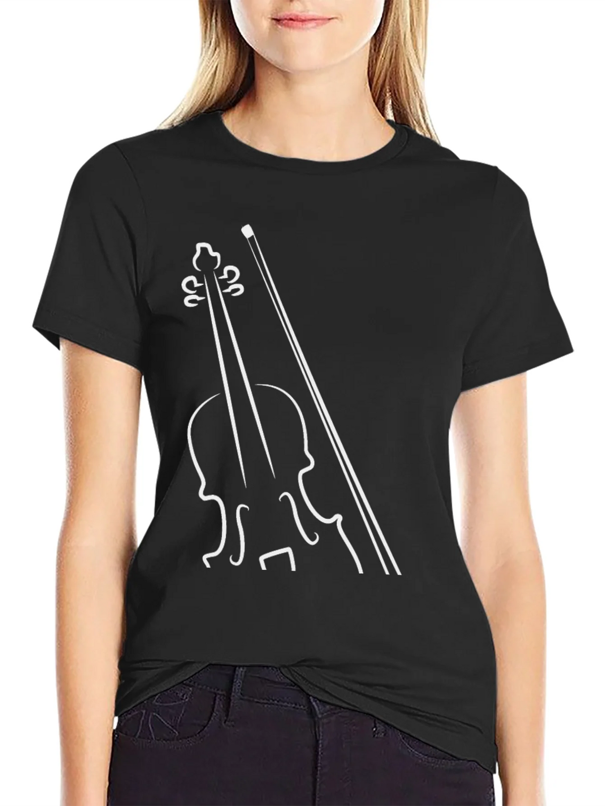 Musical T-Shirt - Violin Graphic Tee product image 5
