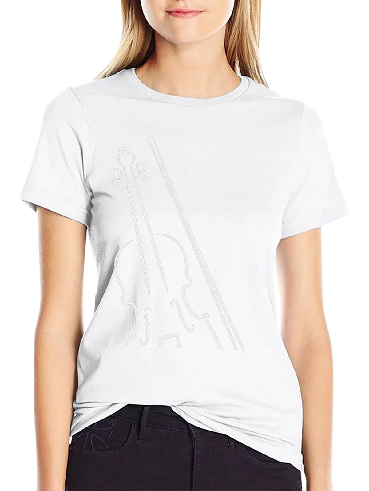 Musical T-Shirt - Violin Graphic Tee product image 11