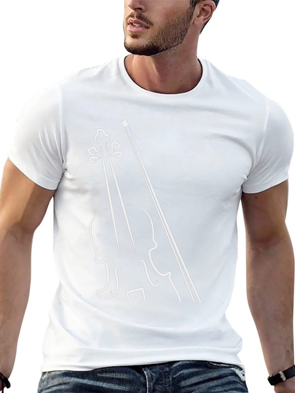 Musical T-Shirt - Violin Graphic Tee product image 4