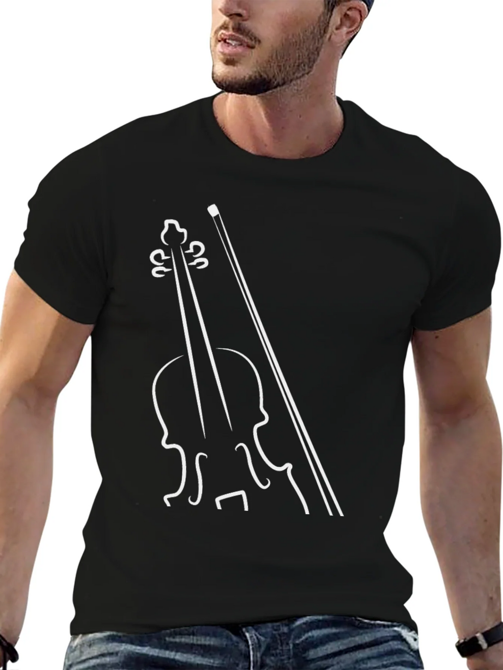 Musical T-Shirt - Violin Graphic Tee product image 9