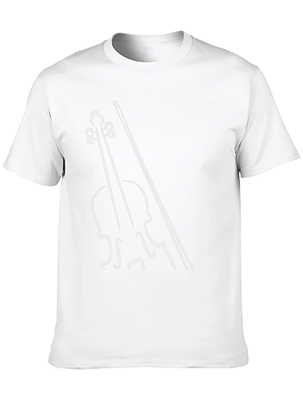 Musical T-Shirt - Violin Graphic Tee product image 12