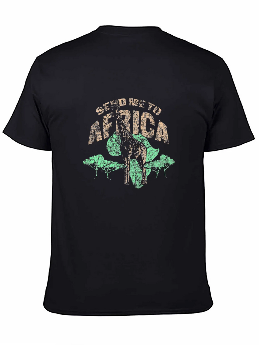 Send Me To Africa Giraffe Graphic T-Shirt product image 7