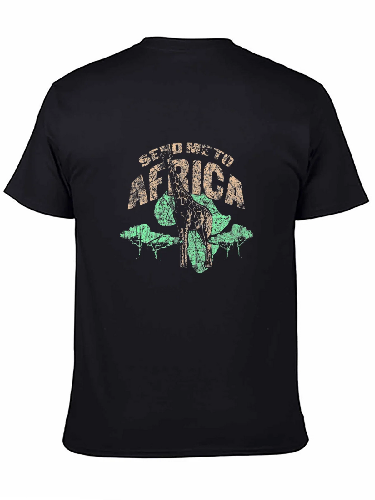 Send Me To Africa Giraffe Graphic T-Shirt product image 7