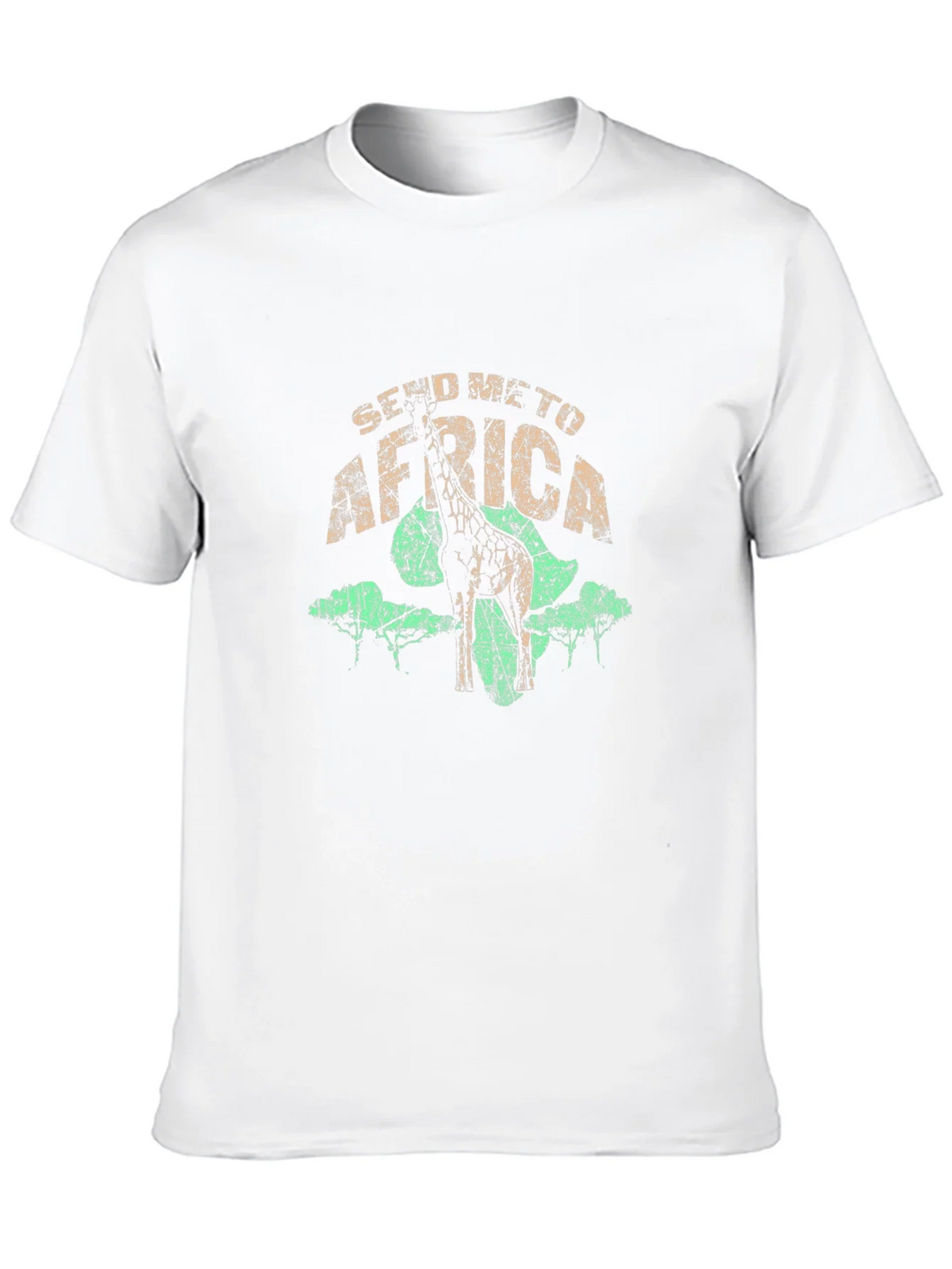 Send Me To Africa Giraffe Graphic T-Shirt product image 12