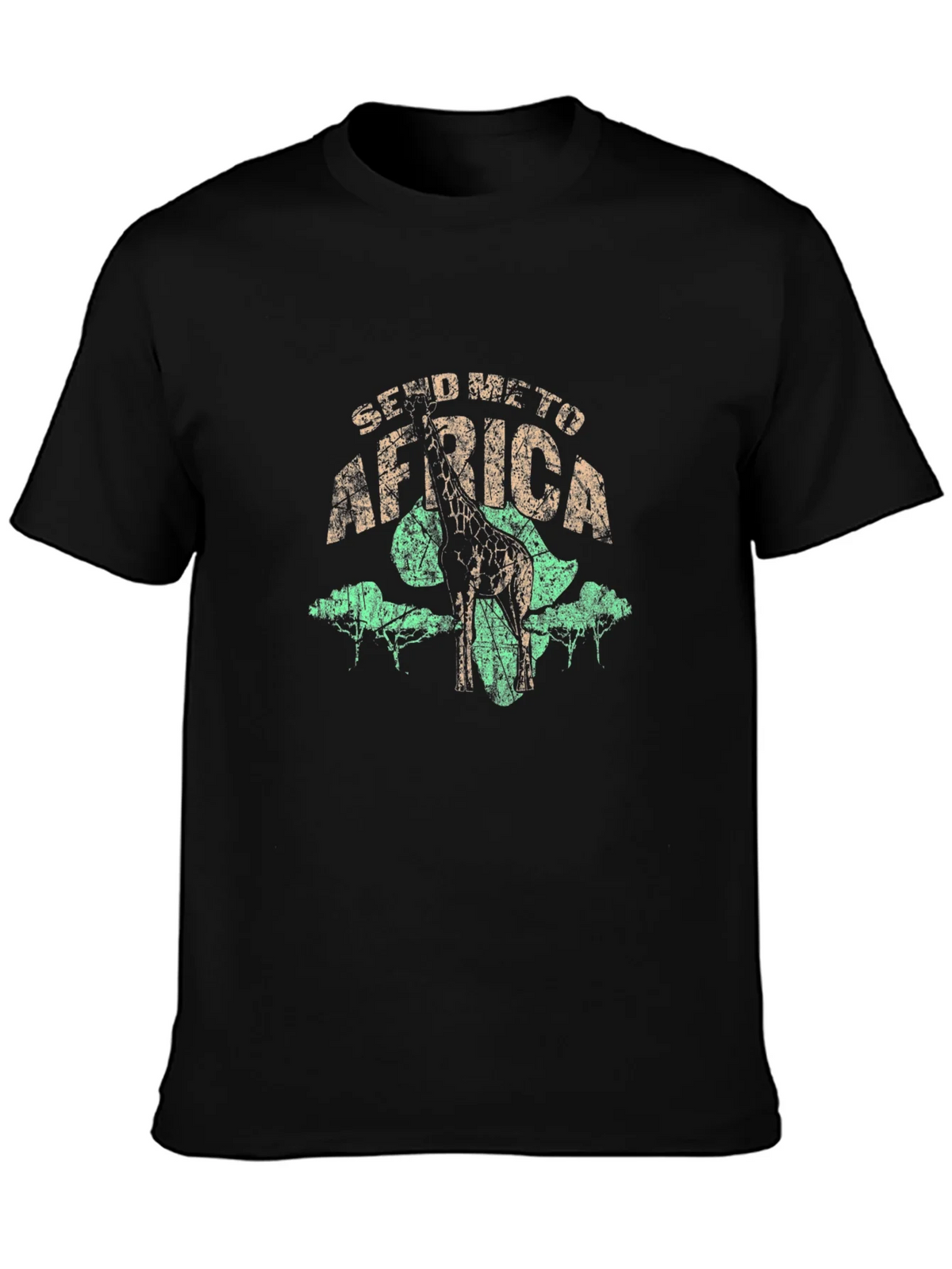 Send Me To Africa Giraffe Graphic T-Shirt product image 6
