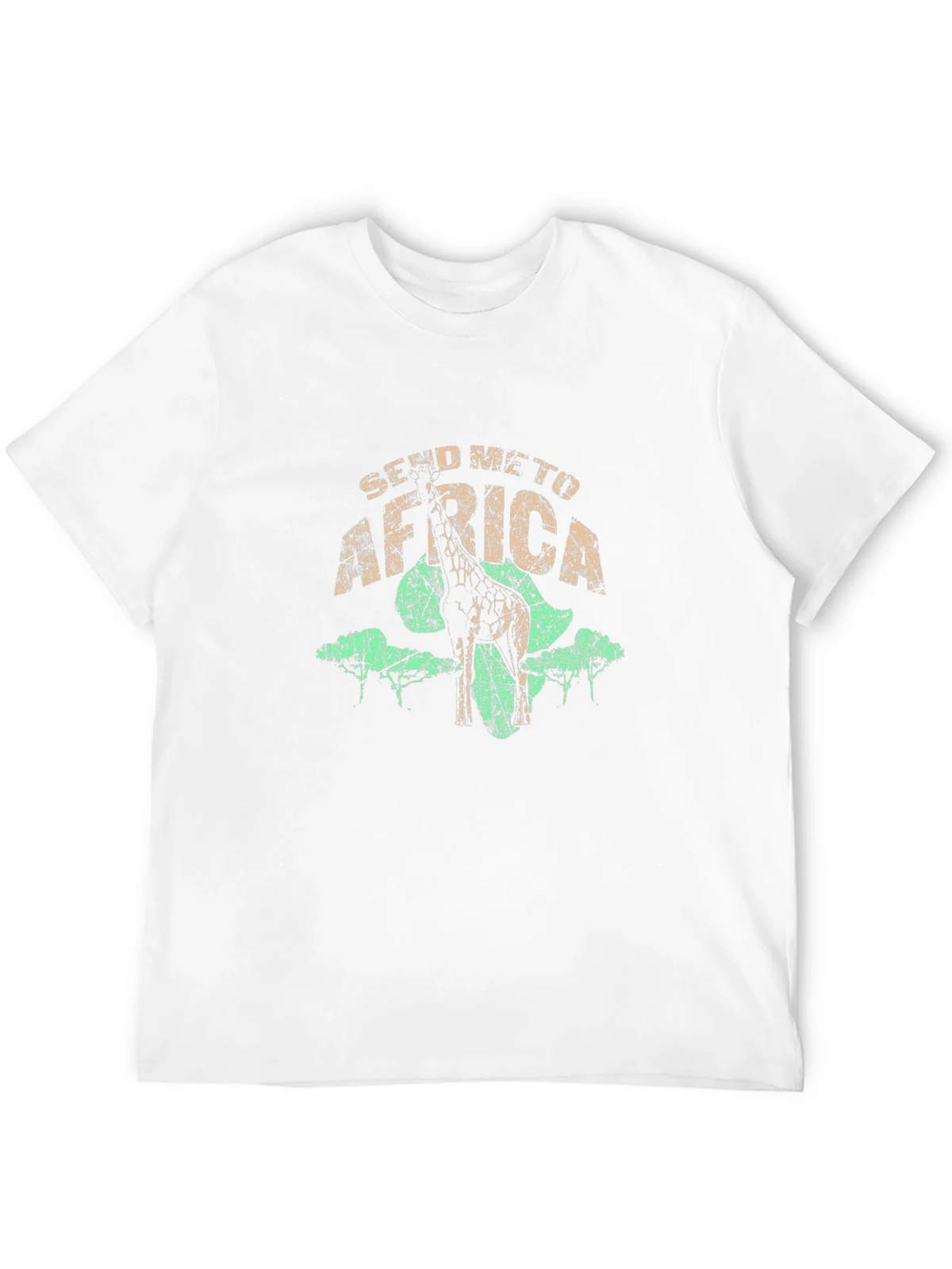 Send Me To Africa Giraffe Graphic T-Shirt product image 3