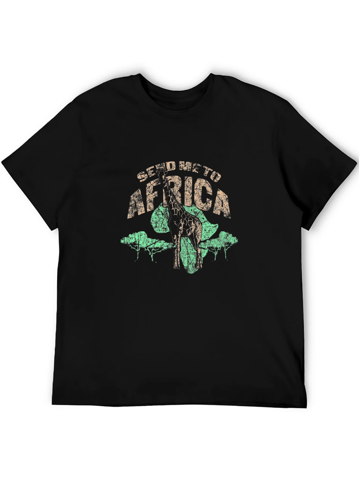 Send Me To Africa Giraffe Graphic T-Shirt product image 8