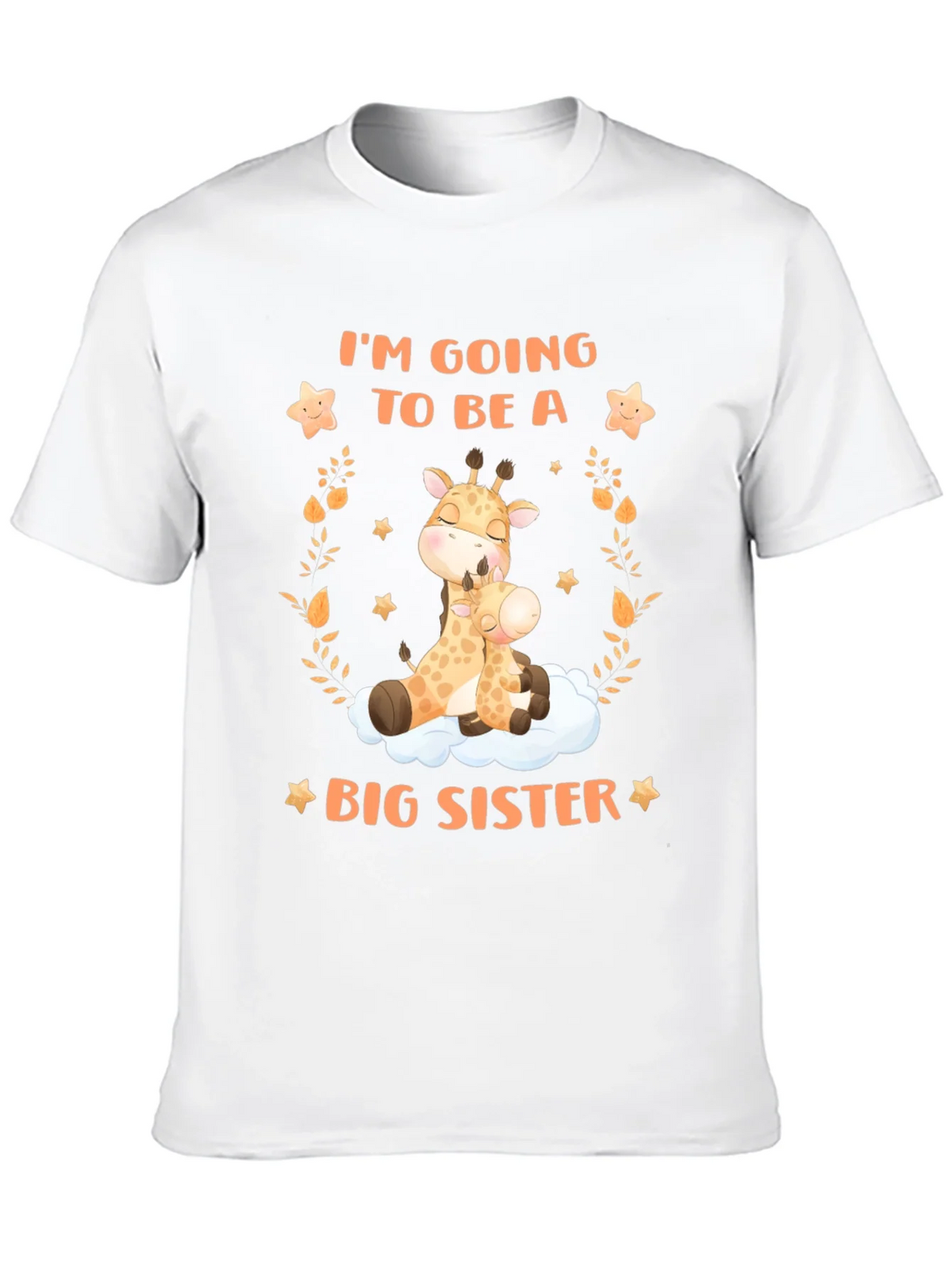 Big Sister Giraffe Graphic Tee - Baby Announcement product image 12