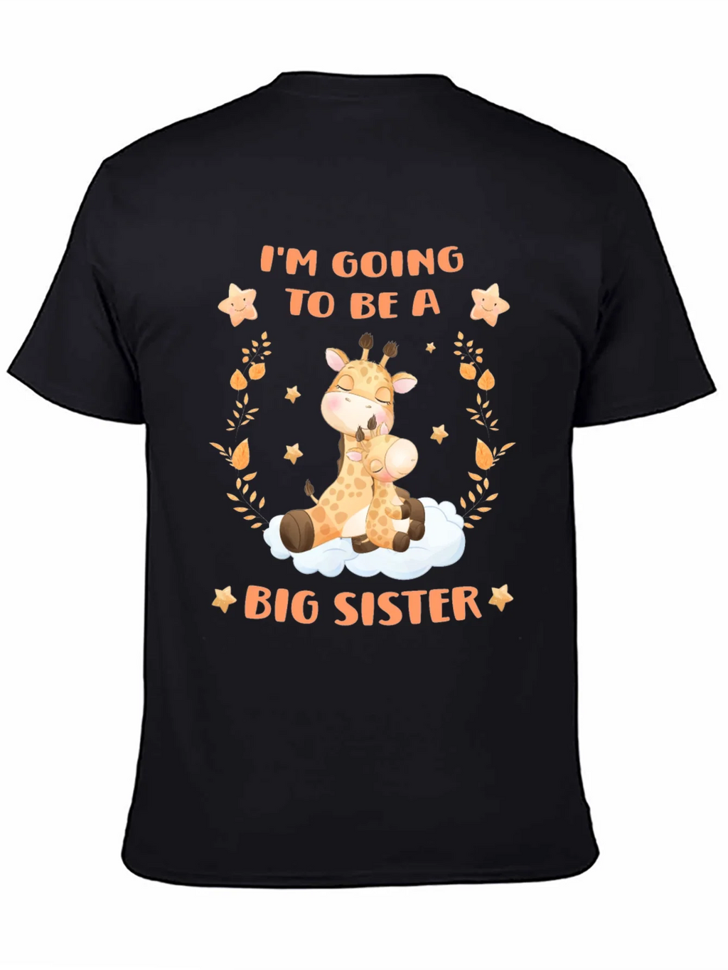 Big Sister Giraffe Graphic Tee - Baby Announcement product image 7