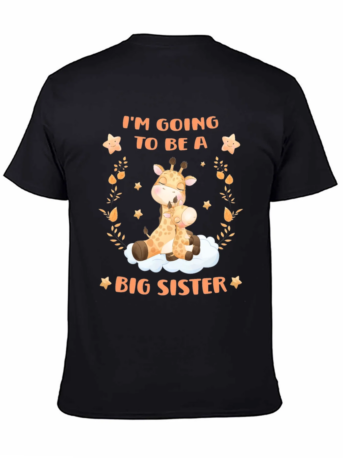 Big Sister Giraffe Graphic Tee - Baby Announcement product image 7