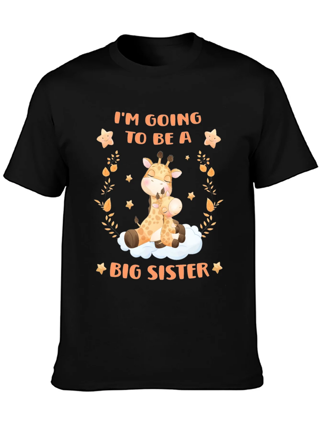 Big Sister Giraffe Graphic Tee - Baby Announcement product image 6